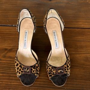 Manolo Blahnik Leopard Heels 👠